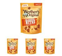 Werther's Original Caramel Blissful Bites, Irresistible Crunchy Malt Flavour Caramel Treats, Vegetarian, 140 g (Pack of 4)
