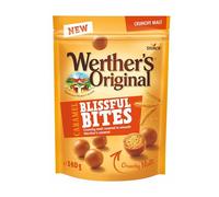 Werther's Original Caramel Blissful Bites, Irresistible Crunchy Malt Flavour Caramel Treats, Vegetarian, 140 g (Pack of 1)