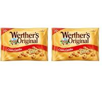 Werther's Original Cream Candies, Classic Buttery Caramel Treats, Gluten-Free & Vegetarian, 1 kg Sharing Bag (Pack of 2)