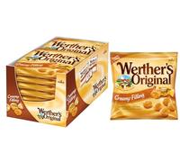 Werther's Original Creamy Filling Sweets, Indulgent Smooth Caramel Sweets, Gluten-Free & Vegetarian, 125 g (Pack of 15 Bags)