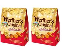 Werther's Original Golden Mix Caramel Sweets Assortment, Variety of Caramel Goodness for Every Taste, 340 g (Pack of 2)