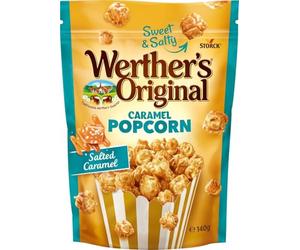 Werther's Original Salted Caramel Popcorn, 140 g (Pack of 1)