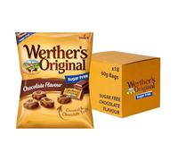 Werther's Original Sugar Free Chocolate Candies, 60 g (Pack of 12)