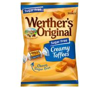 Werther's Original Sugar Free Creamy Toffees 65g (Pack of 12)