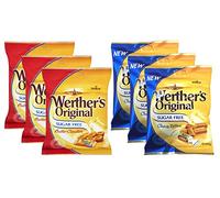 Werthers Sugar Free 3 of Each Toffees and Candies 80g Bags