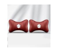 WERTYUV 2PCS Car Neck Pillow, for Suzuki Grand Vitara 4-Door 2007-2017 Headrest Pillow Orthopedic Neck Support Car Seat Washable Cover Accessories,A