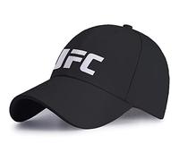 WERUN Mens Caps U.F.C, Classic Adjustable Summer Sun Hat, Boys Girls Youth Hats Boy Girl Unisex Adjustable Strap-Black||1 Piece