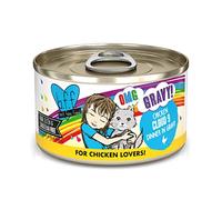 Weruva B.F.F. OMG - Best Feline Friend Oh My Gravy!, Chicken Cloud 9 with Chicken In Gravy, 2.8oz Can (Pack of 12)