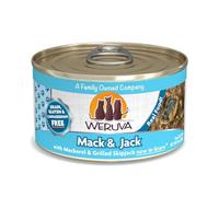 Weruva Classic Cat Food, Mack & Jack with Mackerel & Grilled Skipjack, 3oz Can (Pack of 24)