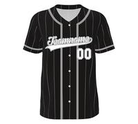 WERWAES Custom Baseball Jersey Button Down Sports Shirts Personalized Name/Number/Team for Man Women Youth