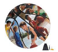 WERWAES Personalised Basketball Customised with Name and Photo, Available in Size 7 (29.5") and Size 5 (27.5") - Ideal Birthday, Senior Night Gift for Boys, Girls, Coaches & Teams