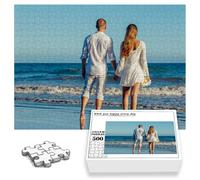 WERWAES Personalised Puzzle Photo Custom Puzzle 35/70/120/200/500/1000 Pieces Puzzle for Adults Double Packing Protect Non-Toxic Inks Print Puzzle No Glare Christmas Games Fun Indoor Activity