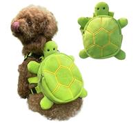 Werwing Cute Turtle-Shaped Dog Backpack - Breathable, Adjustable Pet Carrier with Practical Storage for Hiking Training and Daily Walking