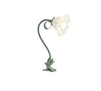 Werwing Floral Clip Lamp - 3-Color Adjustable USB Bedside Light with Flexible Design for Study & Rustic Home Décor(1 Pack)