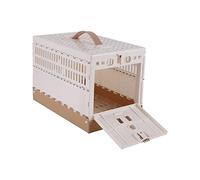 Werwing Foldable Bird Travel Cage Carrier - Portable ABS Carrier for Parrots, Parakeets & Pigeons | Lightweight, Ventilated Design with Handle for Training, Travel & Competitions