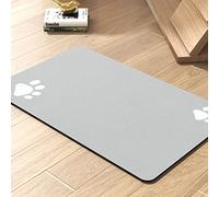 Werwing Pet Feeding Mat - Super Absorbent Dog Mat for Food & Water Bowls, No-Stain Quick-Dry Waterproof Mat for Messy Drinkers, Non-Slip Dog Accessories for Floors