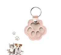 Werwing Pet Paw Keychain: Memorial Hair Keeper for Cats and Dogs, Compact Key and Bag Accessory - Perfect for Pet Owners