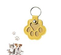 Werwing Pet Paw Keychain: Memorial Hair Keeper for Cats and Dogs, Compact Key and Bag Accessory - Perfect for Pet Owners