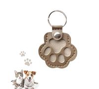 Werwing Pet Paw Keychain: Memorial Hair Keeper for Cats and Dogs, Compact Key and Bag Accessory - Perfect for Pet Owners