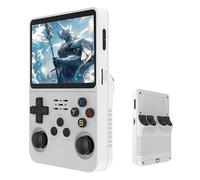 Werwing R36S Retro Game Console, 3.5 Inch IPS Screen, 64GB TF Card with 10,000+ Preloaded Games, Linux OS Handheld Gaming Device(White)