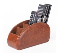 Werwing Remote Control Organiser with 5 Pockets - Large Storage Holder for TV, DVD, Blu-ray & Gaming Remotes | Fits Pens, Makeup Brush, Glasses & Small Essentials