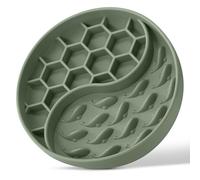 Werwing Slow Feeder Dog Bowl - 7.5" Silicone Non-Slip Pet Food Bowl with Suction Cups to Slow Down Fast Eaters, Reduce Anxiety & Aid Digestion