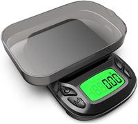 Werwing Ultra-Precision Jewelry Scale 500g x 0.01g | Portable Gram Scale with LCD Backlit | Protective Cover & Tare | Multi-Unit Conversion