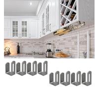 Werwing Under Cabinet Cutting Board Holder & Organizer - Stainless Steel Chopping Board Stand, Space-Saving Wall Mount or Shelf Storage for Kitchen, Pot Lids, Countertops