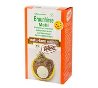 WERZ Naturkornmühle Braunhirse gemahlen Bio, Rohkost 500g