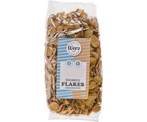 Werz Organic Brown Millet Flakes Gluten Free (2 x 250 g)