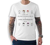 Wes Anderson'S Movie Characters T Shirt White 3XL