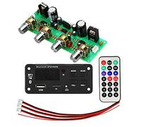 Wesafrae 1 Pcs 12V NE4558 HIFI Preamp Tone Board & 1 Pcs MP3 Bluetooth Decoder Board TF USB 3.5 mm AUX Music Player