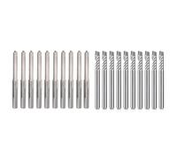 Wesafrae 10PCS 3.175mm Shank Dia. Double Edged Bit with 10 Pack CNC Router Bits 1/8Inch Shank Spiral Upcut Router Bit