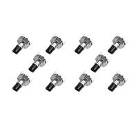 Wesafrae 10Pcs EC12D1524403 Car Navigation CD Volume Encoder with Push Button Switch EC12 Round Type 30 Position 15 Pulse