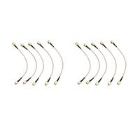 Wesafrae 10PCS SMA Male to SMA Male Plug Jack Connector Pigtail Extension Cable RG316 Coax Jumper Cable 15cm