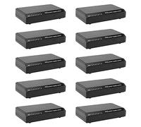 Wesafrae 10X 8 Ports 6+2 POE Switch Injector Power Over RJ45 Ethernet Without Power Adapter Family Network System for Cameras