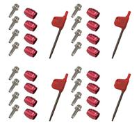 Wesafrae 16X Bicycle Olive Connecting Insert Oil Fitting Kit for Avid Bike Hydraulic Disc Stealthama Brake Hose