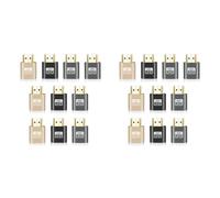 Wesafrae 20Pcs -Compatible Virtual Display Adapter 4K EDID Dummy Plug Headless Ghost Display Emulator Video Card Lock Plate