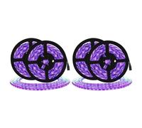 Wesafrae 2pcs 10M LED UV Light Strip Ultraviolet Flexible 33FT Blacklight 600 LEDs Disinfect Light Strip