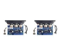 Wesafrae 2X 2.1 Channel Digital Amplifier Board 2X25W+50W BT5.0 Subwoofer Class D DC12-20V with AUX Cable+USB Cable