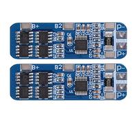 Wesafrae 2X 3S 10A 12V Lithium Battery Charger Protection Board Module for 3Pcs 18650 Li-Ion Battery Cell Charging