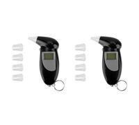 Wesafrae 2X Car Breath Alcohol Tester Handheld Breathalyzer Alcotest Alcohol Test Tools Backlight Digital Digital DUI Meter