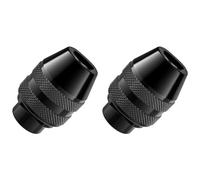 Wesafrae 2X Drill Chuck, 1/32 to 1/8 Replacement 4486 Drill Keyless Bit Chuck Shaft Rotary Tool Quick Change Adapter Kit