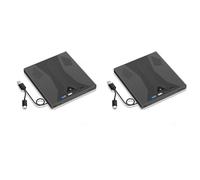 Wesafrae 2X External Blu Ray Drive Burner, Support 100G Disc USB 3.0 and Type-C DVD/CD/BD Player,3D Optical Bluray Drive