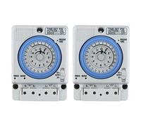 Wesafrae 2X New TB-388 Rectangle 15 Minutes / 96 Times Switch Timer Without Battery