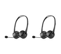 Wesafrae 2X -T490 BT V5.3 Headset with Mic Head-Mounted Wireless HiFi Headphones Hands-Free Call Headset A