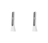 Wesafrae 2X Ultrasonic Portable Stadiometer with LED Display for Accurate Body Height Measurement White