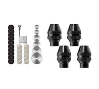 Wesafrae 31Pcs Cutting Discs for Rotary Cutting Wheel with 4 Pcs Quick Change Chuck Keyless Drill Chuck 0.4-3.2mm
