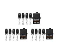 Wesafrae 3X AC 220V 30A 1CH 433MHz Wireless Remote Control Switch Relay Receiver + Off/on Transmitter A