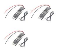 Wesafrae 3X DC 12V PWM 2-3 Wire Fan Temperature Controller Speed Governor Display Module for PC Fan/Alarm, Blackhead Probe
